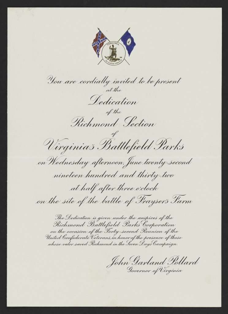 Battlefield Dedication
