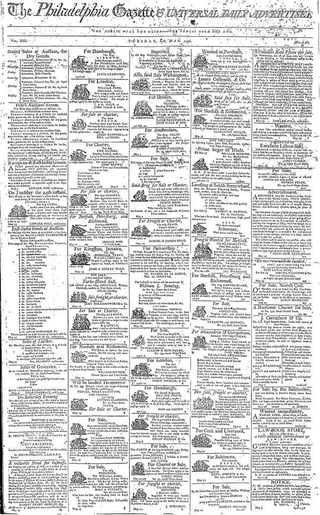 Philadelphia Gazette and Universal Daily Advertiser (May 24