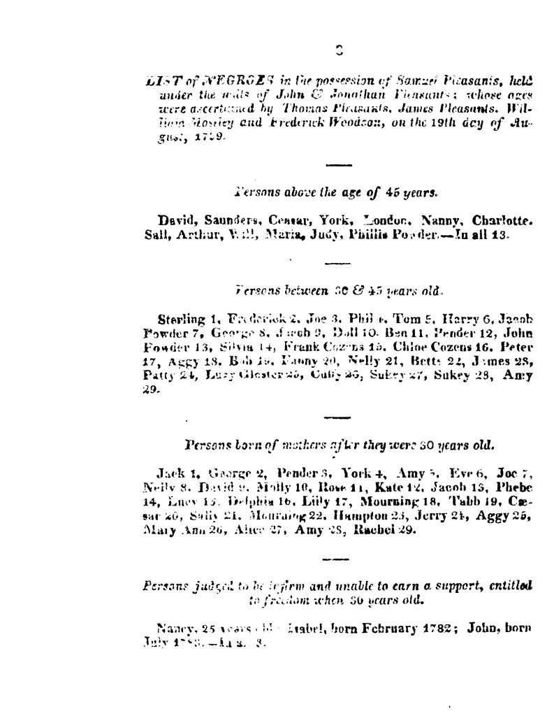 Virginia: In the High Court of Chancery