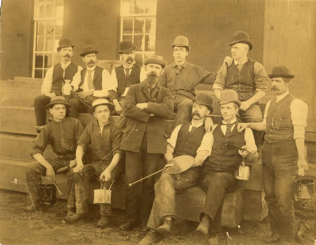 John Taylor Chappell with Railroad Workers