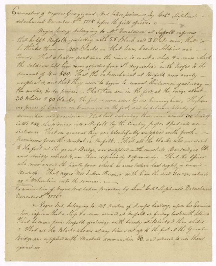 William Woodford to Edmund Pendleton, December 5, 1775, Page 5