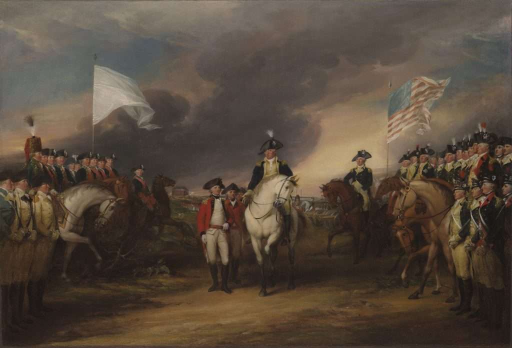 <em>The Surrender of Lord Cornwallis at Yorktown</em>