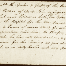 John De Sequeyra Petition, Page 1