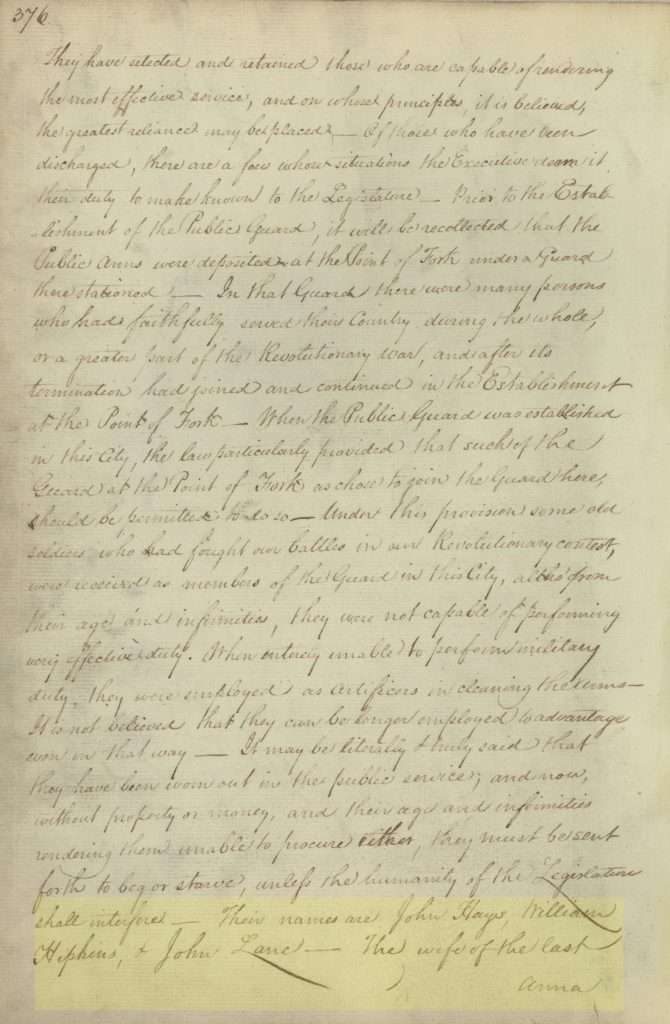 William H. Cabell to the Speaker of the House of Delegates, January 28, 1808, Page 1