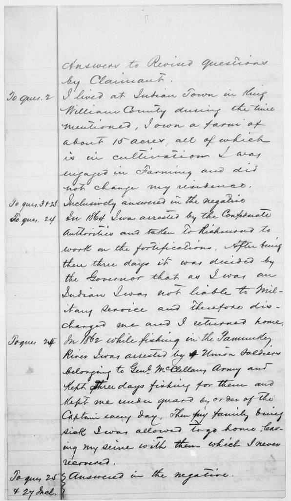 Holt Langston Claim Excerpt, Page 1