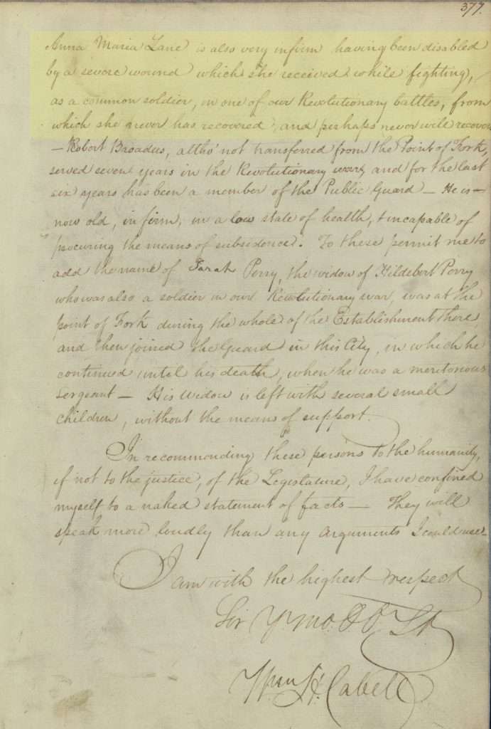William H. Cabell to the Speaker of the House of Delegates, January 28, 1808, Page 2
