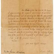 Martha Wayles Skelton Jefferson Letter
