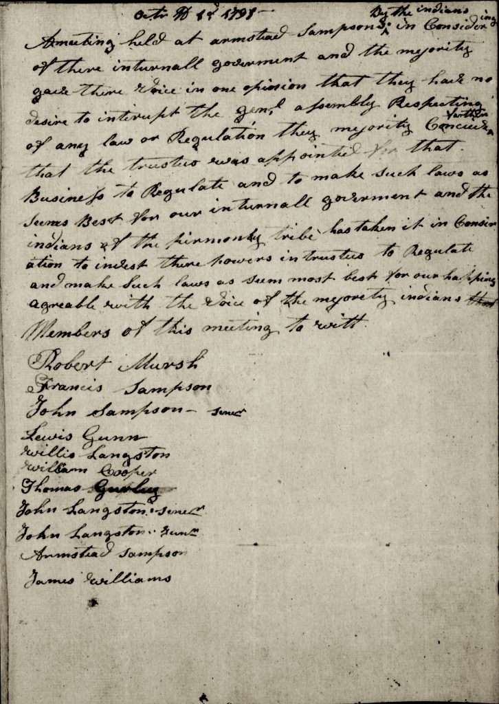 Pamunkey Petition