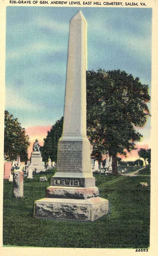 Grave of Andrew Lewis