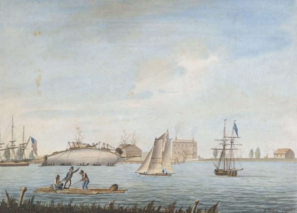 Repairing at Gosport in Virginia