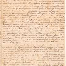 Handwritten script letter