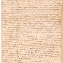 Handwritten script letter