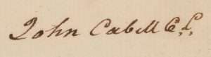 John Cabell (d. June 12, 1815)