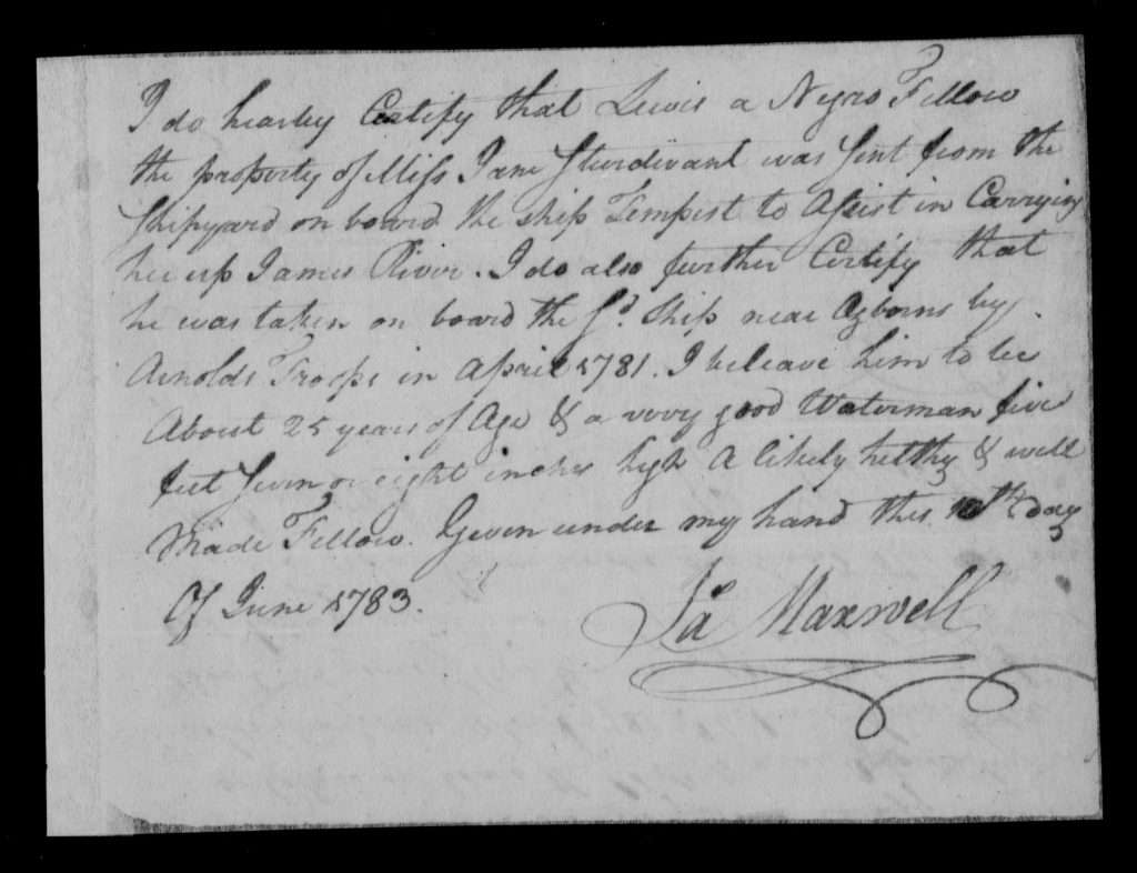 Petition of John Sturdivant, June 18, 1783, Page 4
