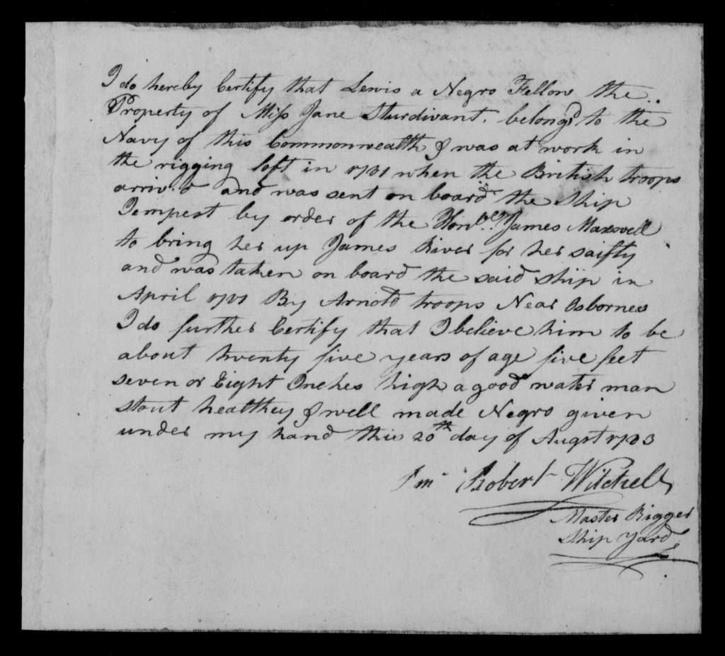 Petition of John Sturdivant, June 18, 1783, Page 6