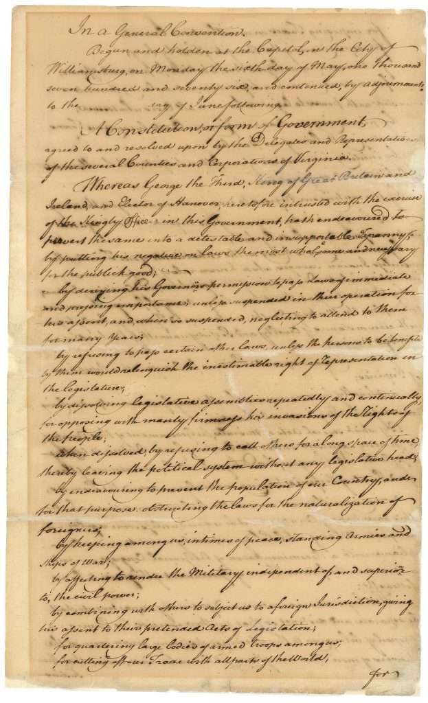 Virginia Constitution of 1776