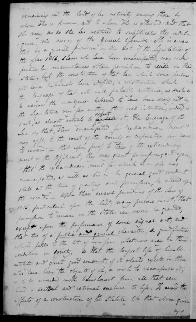 Petition of Judith Hope, December 21, 1819, Page 2