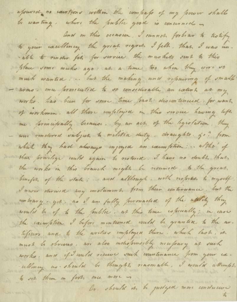  James Hunter to Thomas Jefferson, February 20, 1781, Page 2